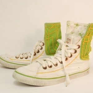 True Religion Canvas Hi Top Sneakers SZ 12